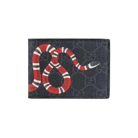 gucci snake wallet men|authentic gucci snake wallet.